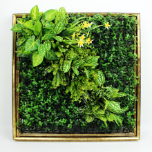 Top-Verkauf DIY abnehmbare Kunst 3D Pflanze Café Wand mit Laub